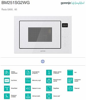 SLEVA 53 % – Gorenje BM251SG2WG